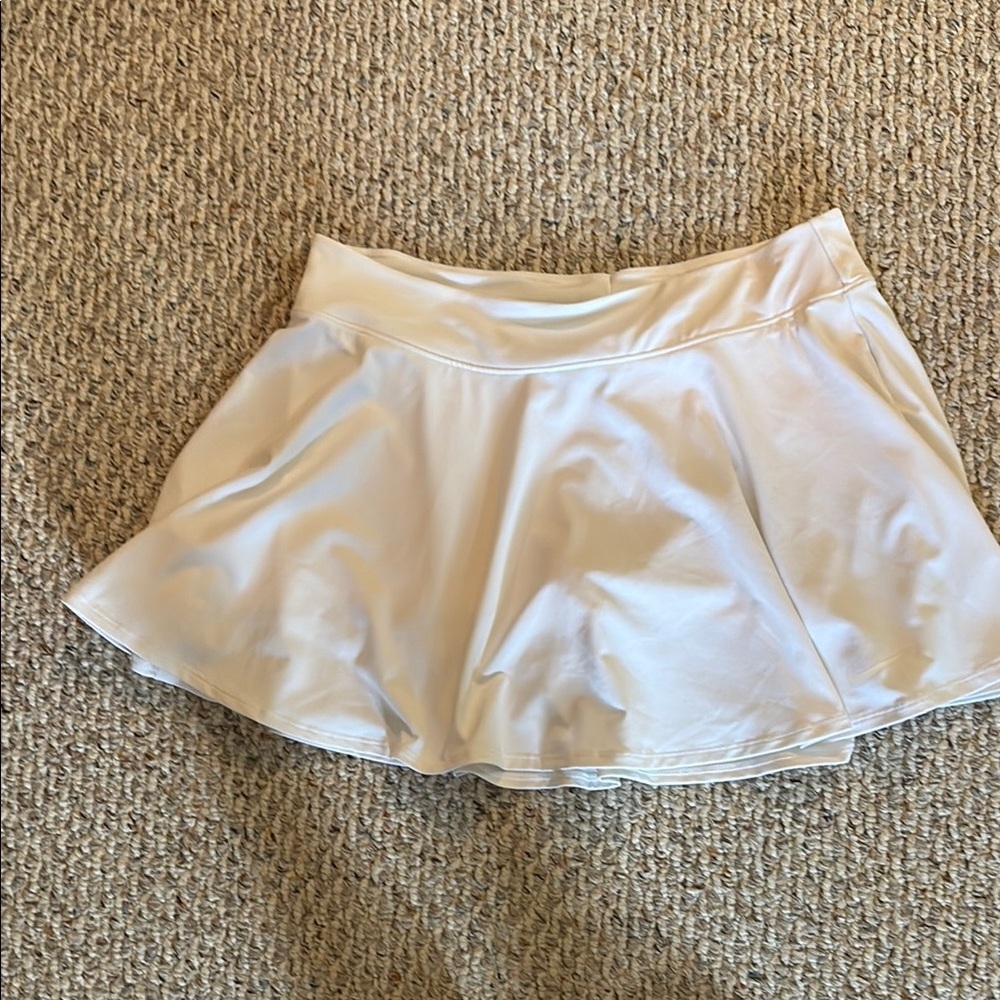 White Women's Tennis Skort